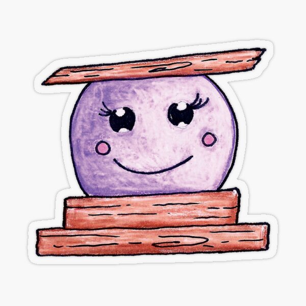 Smile On - Molly Exclusive Transparent Sticker
