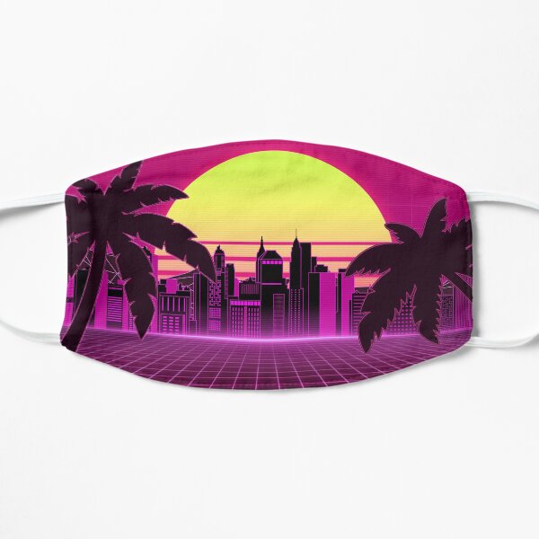 Retro Horizon Flat Mask