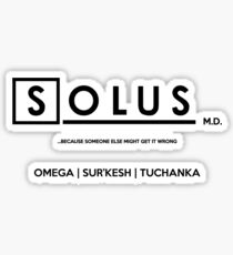 Solus M.D. Sticker