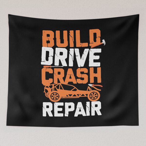 Item preview, RC Race Car BUILD. DRIVE. CRASH Remote Control funny car. REPAIR designed and sold by Orange Pieces.