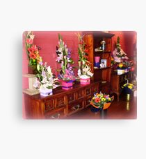 Floral arrangement - Florist Shop Canvas Print