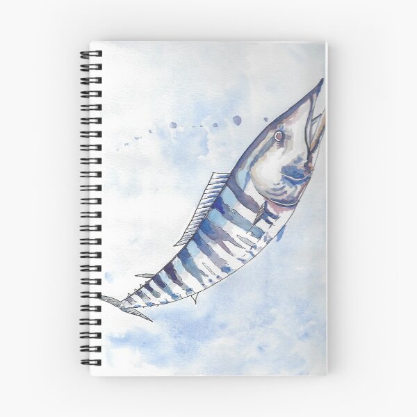 Item preview, Wahoo Fish Handpainted Watercolor designed and sold by ellammm.