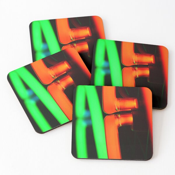 Item preview, green and red neon circles designed and sold by Martyn Jandula.