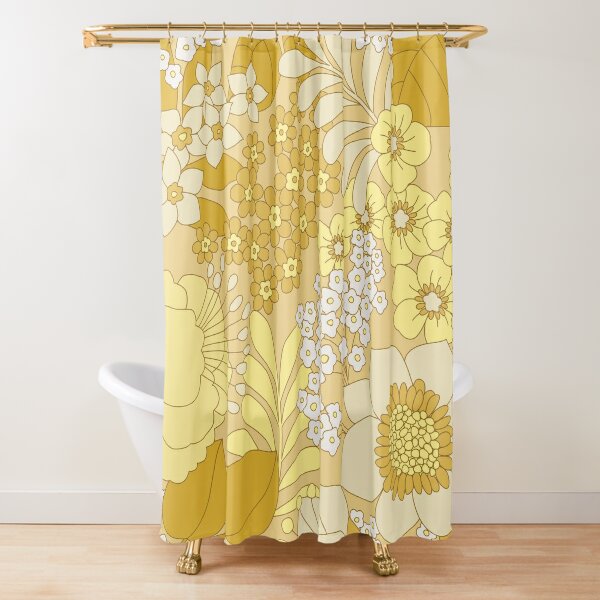 Shower Curtain Retro Shower Curtain for Bathroom 