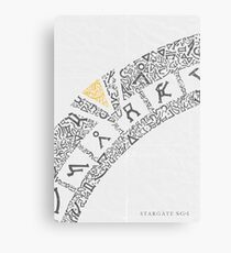 Earth (White) Canvas Print