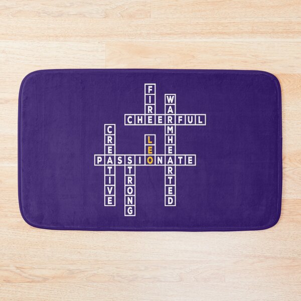 Item preview, Zodiac Leo Sign Crossword Puzzle designed and sold by DeesDeesigns.