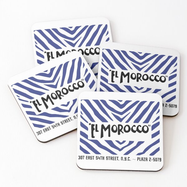 Item preview, 1930's Manhattan Nightclub El Morocco (blue) designed and sold by Fairytale of DC.