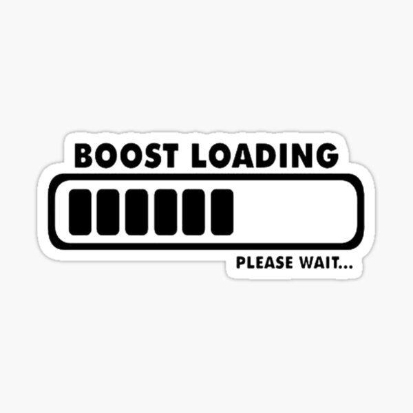 Boost Loading Sticker