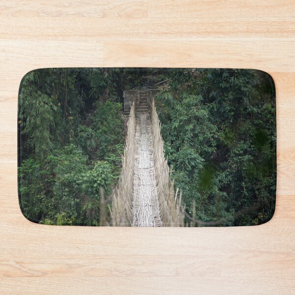 Item preview, Bamboo Suspension bridge Tropical Jungle Arunachal Pradesh India designed and sold by worldways.