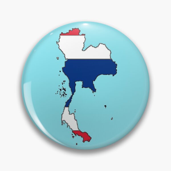 Item preview, Thailand Map With Thai Flag designed and sold by Havocgirl.