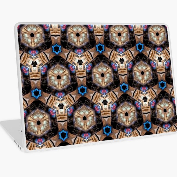 Till All Are One - Futuristic Repeating Pattern Laptop Skin