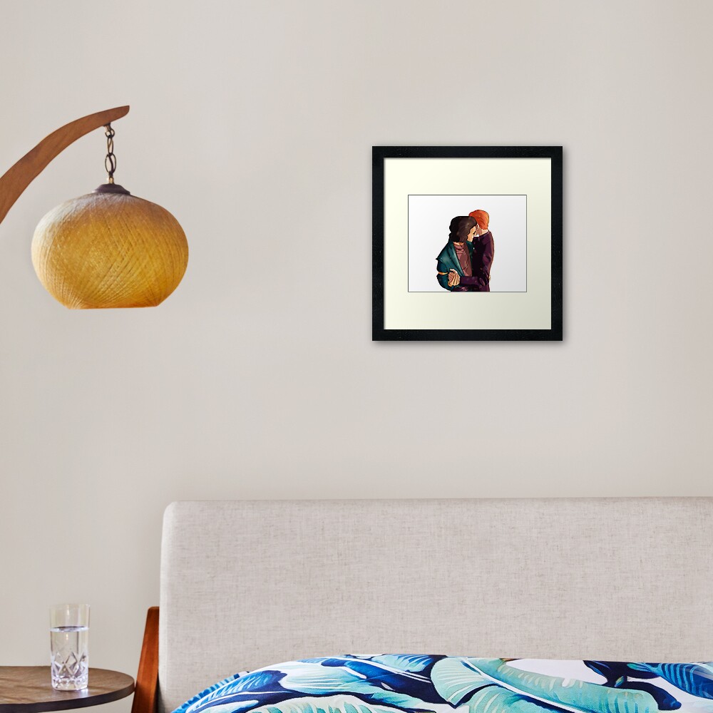 Item preview, Framed Art Print designed and sold by brainyraccoons.