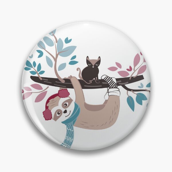 Item preview, Hygge sloth // small scale // white and red designed and sold by SelmaCardoso.