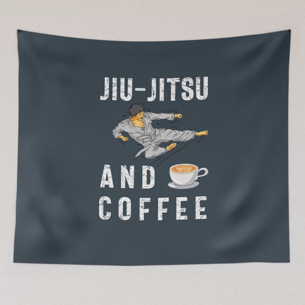 Item preview, Jiu Jitsu And Coffee designed and sold by AscendMerch.