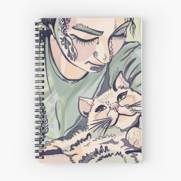 Item preview, the girl and her cat designed and sold by Spring-mood.