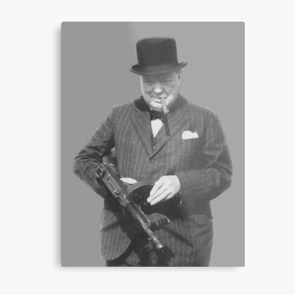 Sir Winston Churchill  Metal Print