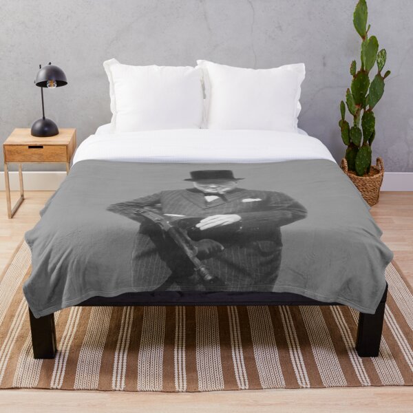 Sir Winston Churchill Throw Blanket