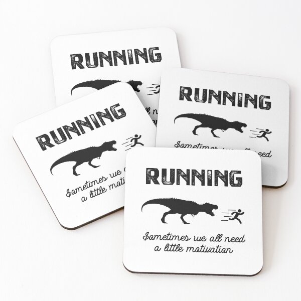 Item preview, Running Motivation Raptor Chase Funny Dinosaur Gift for Men and Women designed and sold by DiogoCalheiros.