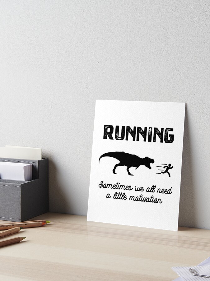 Running Motivation Dinosaurs Runner Dino' Tote Bag