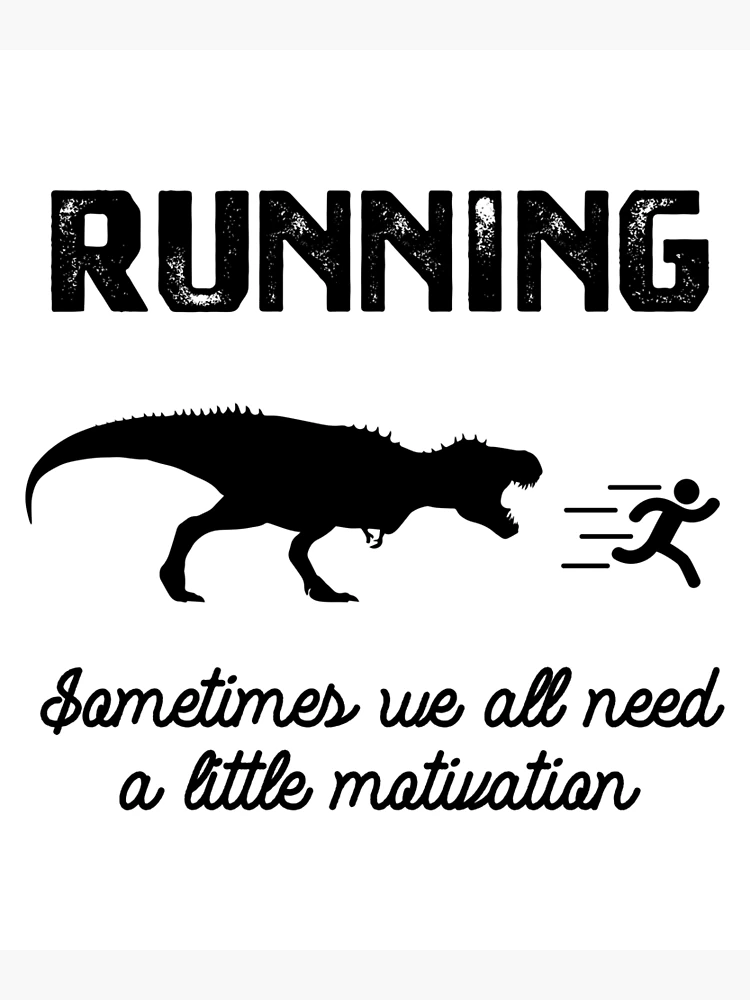 Running Motivation Dinosaurs Runner Dino' Tote Bag