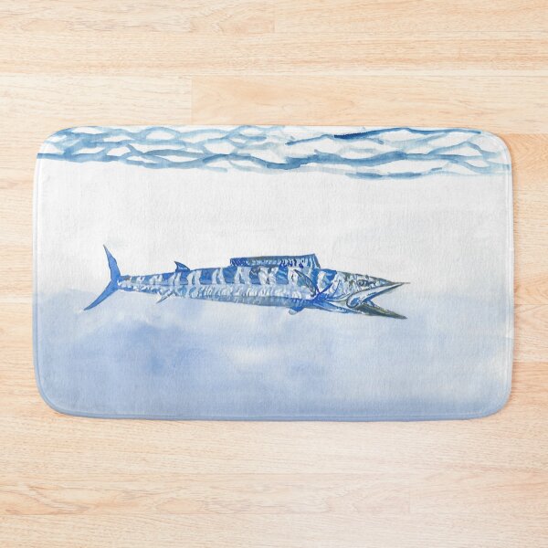 Item preview, Ocean Wahoo Fish Watercolor designed and sold by ellammm.