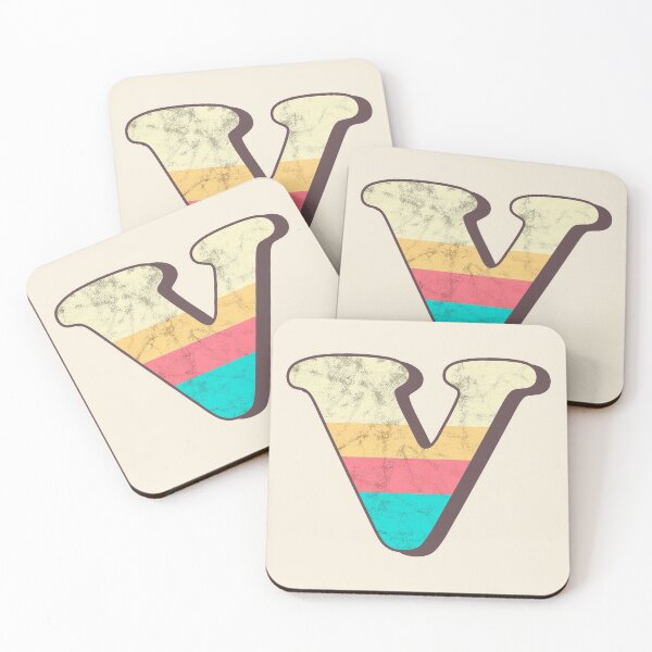 Item preview, Vintage V, vintage alphabet, typography, font, V letter, retro V designed and sold by OkihanaShop.