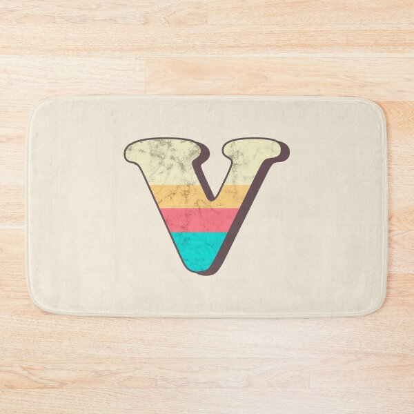 Item preview, Vintage V, vintage alphabet, typography, font, V letter, retro V designed and sold by OkihanaShop.