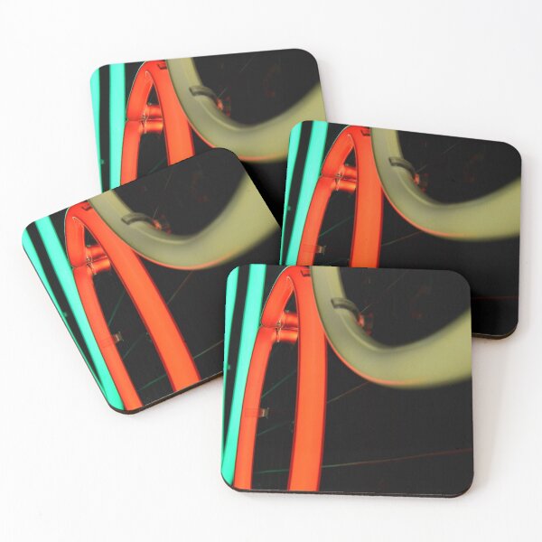 Item preview, Green, red and yellow neon circles designed and sold by Martyn Jandula.