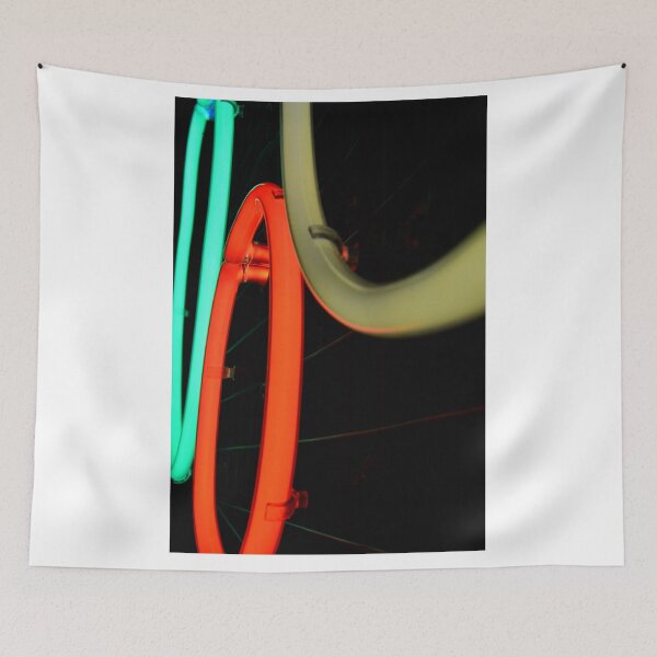 Item preview, Green, red and yellow neon circles designed and sold by Martyn Jandula.