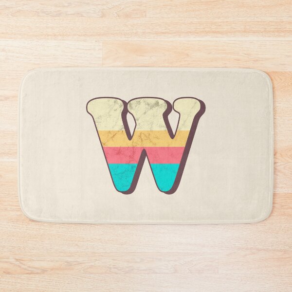 Item preview, Vintage W, vintage alphabet, typography, font, W letter, retro W designed and sold by OkihanaShop.