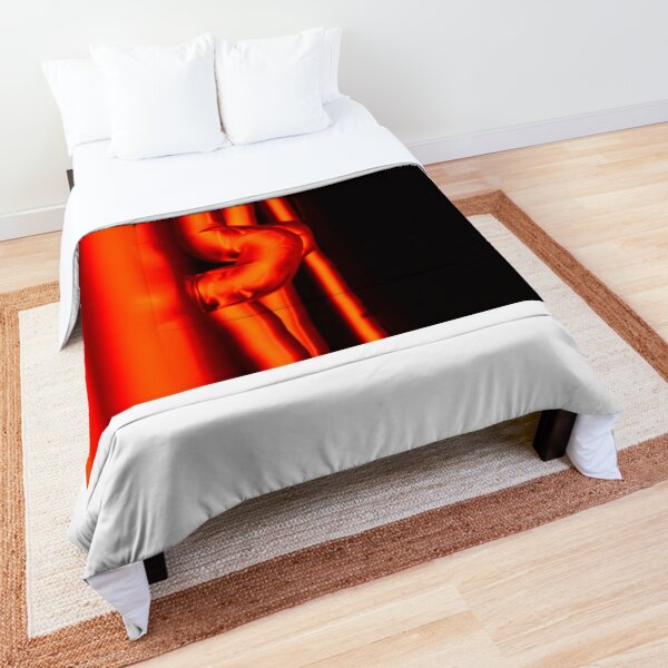 Neon Tube Comforters Redbubble - neon nights manic red roblox