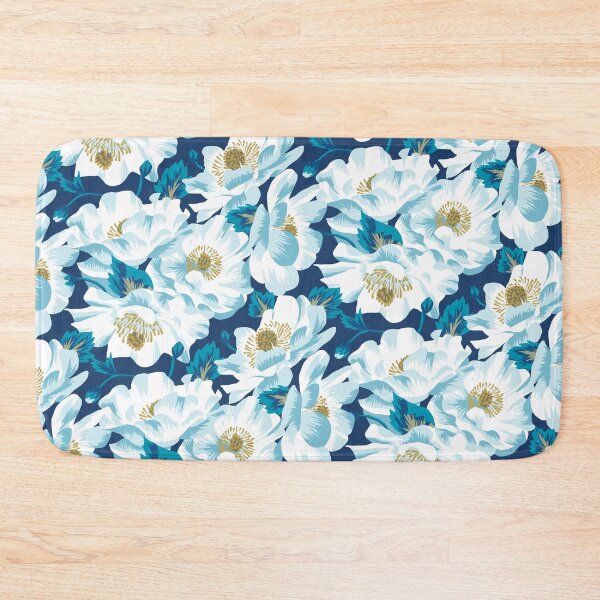 Artikelvorschau, Mount Cook Lily - Marineblau entworfen und verkauft von Andrea Muller.