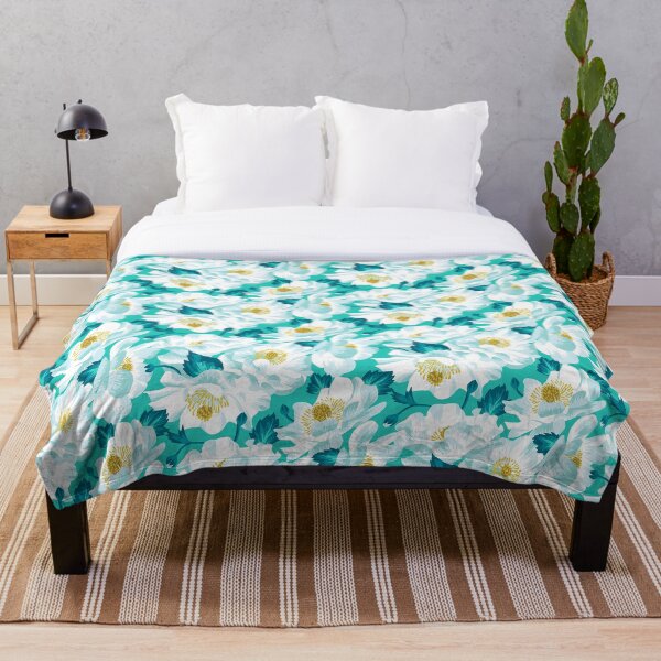 Item preview, Mount Cook Lily - Teal designed and sold by Andrea Muller.