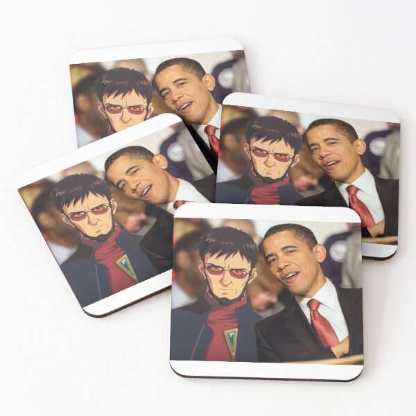 Item preview, Gendo Ikari and Barrack Obama  designed and sold by At-mp.