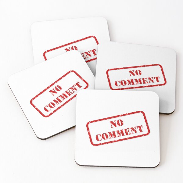 Item preview, No comment stamp designed and sold by THP Creative.