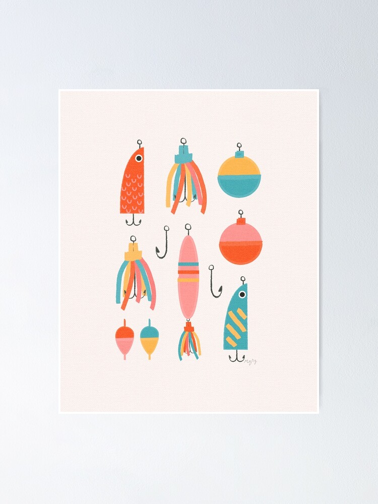 fishing lure baby mobile