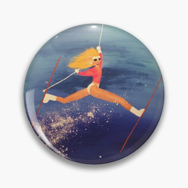 Item preview, Retro Ski Girl designed and sold by scpridestickers.