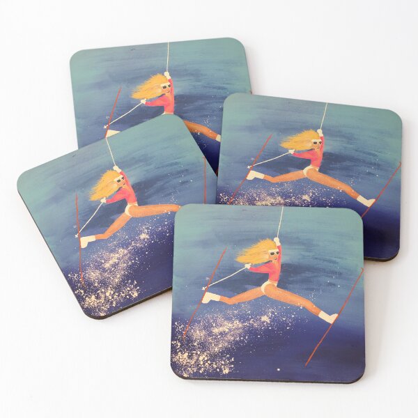 Item preview, Retro Ski Girl designed and sold by scpridestickers.