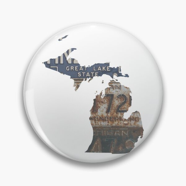 Item preview, Vintage Michigan License Plates designed and sold by Maren Misner.