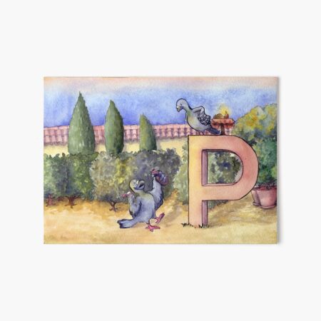 knowing letters - Drunk Pigeon Art Board Print
