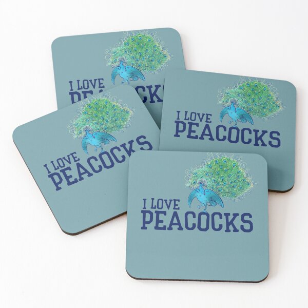 Item preview, I love peacocks  designed and sold by FrictionMaxxing.