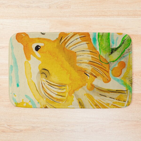 Item preview, Tang Fish Drip Acrylic Painting designed and sold by Jessica Tomaino.