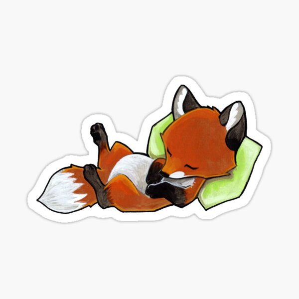Item preview, Sleepy fox designed and sold by ArtOfBianca.