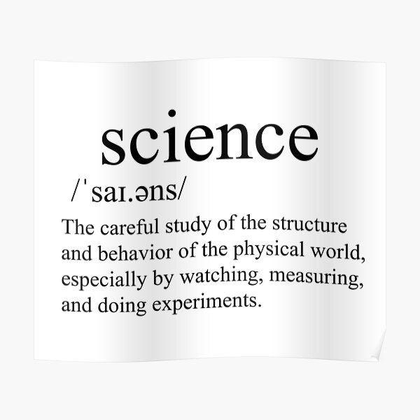 science-definition-poster-by-hmbrttvr-redbubble