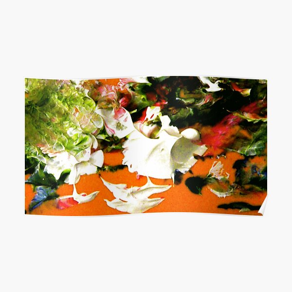 Esther at Easter: Lower Left Corner of Ceramic Tile Painting Poster
