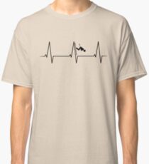 Skiing Downhill heartbeat Classic T-Shirt