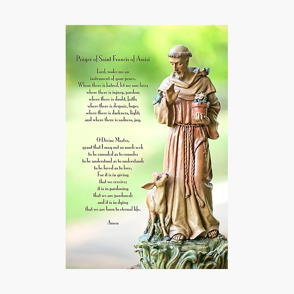 Item preview, Prayer of St. Francis of Assisi designed and sold by Bonnie T.  Barry.
