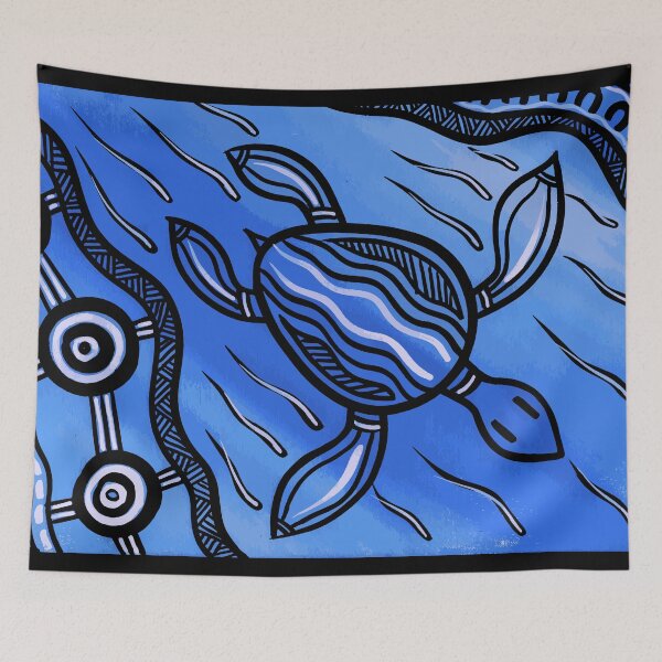 Item preview, Authentic Aboriginal Art - Turtle designed and sold by HogarthArts.