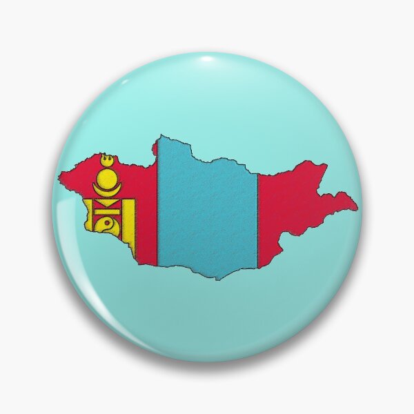 Item preview, Mongolia Map With Mongolian Flag designed and sold by Havocgirl.