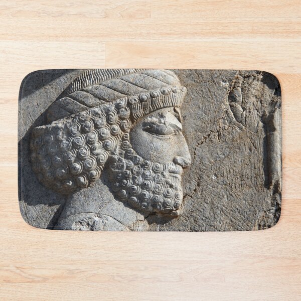 Artikelvorschau, Detail des alten persischen Kriegers Persepolis Persien Iran entworfen und verkauft von worldways.